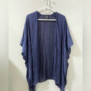 Blue lace eyelet kimono from Saks Fifth Avenue